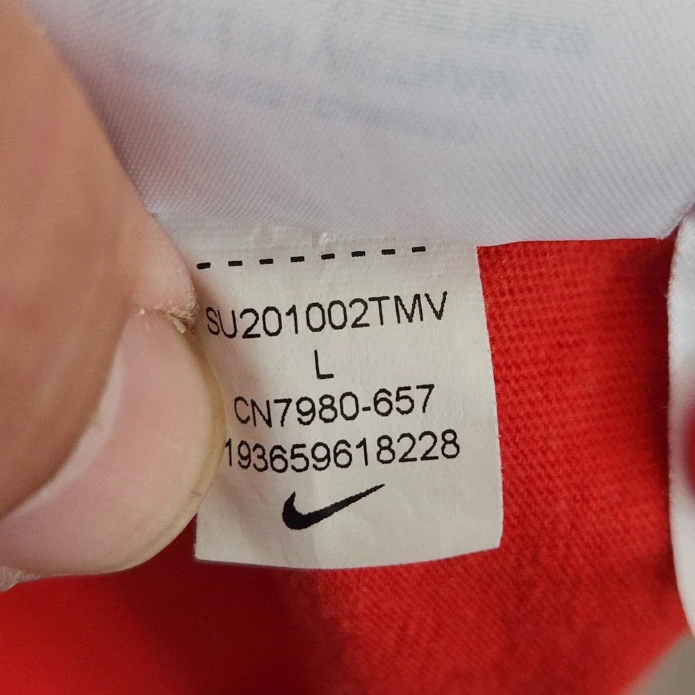 Nike Ohio State University Buckeyes‎ Golf Polo Shirt Men's Large Columbus Ohio